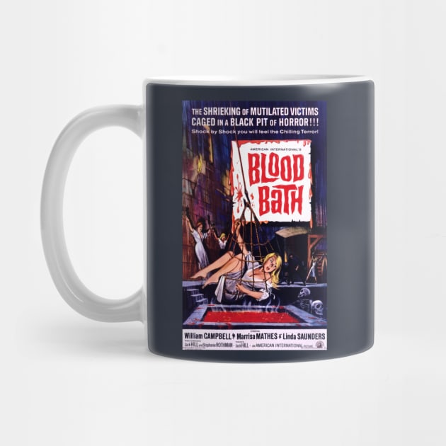 Classic Horror Movie Poster - Blood Bath by Starbase79